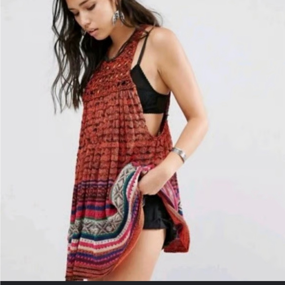 Free People Rare hearts Tunic Dress